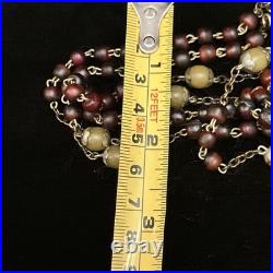 Irish Horn Rosary Antique Vintage 1900's Beautiful Catholic Prayer Religious