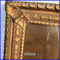 Jesus Portrait Authentic 1917 Antique Lithograph Framed 10x8 Christ at 33