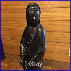 Kannon Bodhisattva Bronze Statue 60cm Vintage Antique Religious Figure