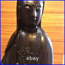 Kannon Bodhisattva Bronze Statue 60cm Vintage Antique Religious Figure