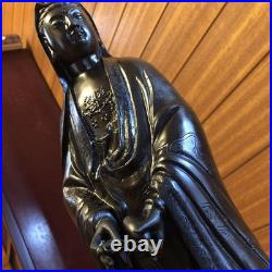 Kannon Bodhisattva Bronze Statue 60cm Vintage Antique Religious Figure
