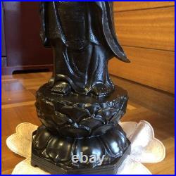 Kannon Bodhisattva Bronze Statue 60cm Vintage Antique Religious Figure