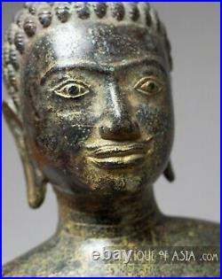 Khmer Antique Style Vishnu The Protector in Bronze, Cambodian 20cm/8 h