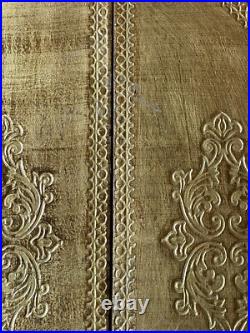 LARGE Vintage Italy GOLD Religious MADONNA TRIPTYCH PLAQUE Florentine Antique