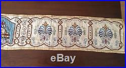 LONG ANTIQUE SILK HAND EMBROIDERY ON SILK RELIGIOUS 200cm