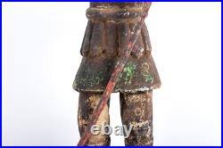 Large Antique Wooden Santo/Bulto Archangel San Miguel 15 Tall Religious Large Antique Wooden Santo/Bulto Archangel San Miguel 15 Tall Religious