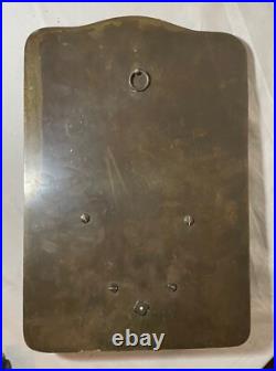 Large antique Tschudin religious Catholic onyx stone bronze wall font plaque Large antique Tschudin religious Catholic onyx stone bronze wall font plaque