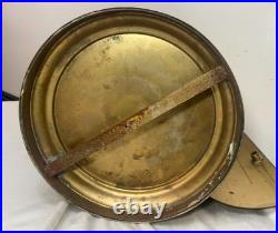Large antique bronze religious Catholic church altar tabernacle offering box
