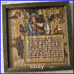 Lot 14 vintage miniature gallery wall complete art pictures religious lady set