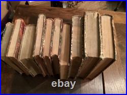Lot Of 10 Antique 1854-1933 Franciscan Monastic Book Lot Decorative