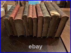 Lot Of 10 Antique 1854-1933 Franciscan Monastic Book Lot Decorative