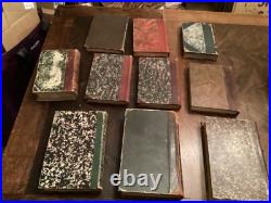 Lot Of 10 Antique 1854-1933 Franciscan Monastic Book Lot Decorative