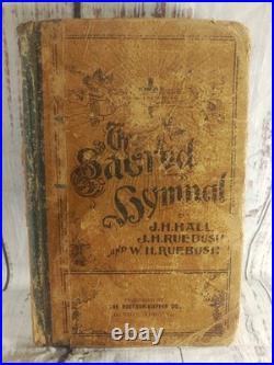 Lot Of 8 Antique Religious Hymnals And Song Books