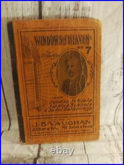 Lot Of 8 Antique Religious Hymnals And Song Books