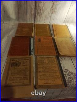 Lot Of 8 Antique Religious Hymnals And Song Books