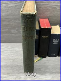 Lot Of VTG Catholic Books -Prayer Books -bible-Antique 1893 The Church At Home