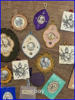 Lot Sacred Relics Reliquary Religious Art Miniature