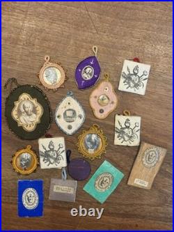 Lot Sacred Relics Reliquary Religious Art Miniature