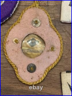 Lot Sacred Relics Reliquary Religious Art Miniature