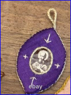 Lot Sacred Relics Reliquary Religious Art Miniature
