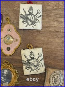 Lot Sacred Relics Reliquary Religious Art Miniature