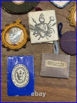 Lot Sacred Relics Reliquary Religious Art Miniature