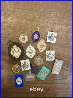 Lot Sacred Relics Reliquary Religious Art Miniature