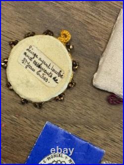 Lot Sacred Relics Reliquary Religious Art Miniature