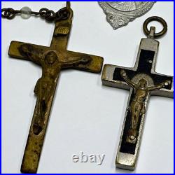 Lot of 26 Antique & Vintage Catholic Religious Medals & Items