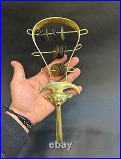 Magic Brass sistrum of Hathor-An important religious symbol Ancient Egyptian BC