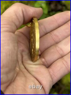 Medal Order Of The Capuchins & Catholic Religious & Gilded Bronze & 19th Century