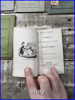 Mid 1800's Antique Methodist Religious Pamphlets, lot of 9