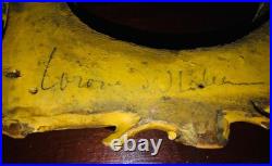 Miniature Portrait Madonna Jesus Hand Paint Porcelain Gold Gilded Frame 1850-80