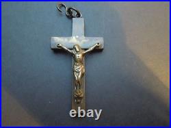 N765 ANTIQUE RELIGIOUS CROSS 1700s SEE DESCRIPTION