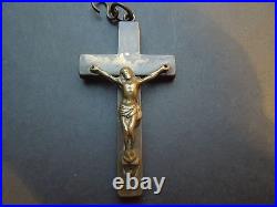 N765 ANTIQUE RELIGIOUS CROSS 1700s SEE DESCRIPTION