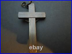 N765 ANTIQUE RELIGIOUS CROSS 1700s SEE DESCRIPTION