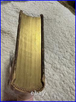 Night Scenes In The Bible 1869 Antique Religious Art Leather Bound Gold Gilded
