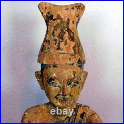 OLD Antique Carved Wood Religious Santos / Santo Figure / 18th or 19th Century