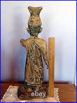 OLD Antique Carved Wood Religious Santos / Santo Figure / 18th or 19th Century