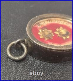 Official Silver Antique Sealed Catholic Religious Relic St Bavo & St Cornelius