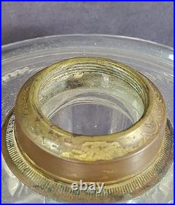 Oil Lamp Chalice Goblet Religious Artifact Clergy Rectory Home antique c1800's