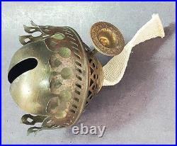Oil Lamp Chalice Goblet Religious Artifact Clergy Rectory Home antique c1800's