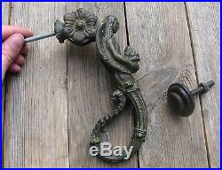Old Decorative Bronze Angel / Religious Door Knocker