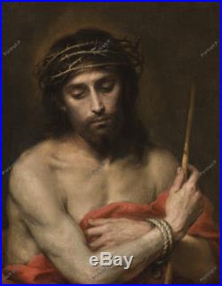 Old Master Art Antique Jesus Oil Painting Portrait Christ Italian Art 30x40