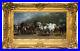 Old-Master-Art-Antique-The-Horse-Fair-Rosa-Bonheura-Oil-Painting-24x52-UNFRAMED-01-rted