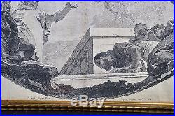 Old Master J. B. Tiepolo RESURRECTION Large Antique Engraving 1760 J. Wagner