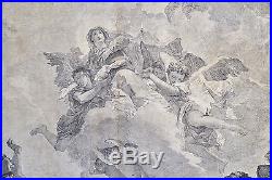 Old Master J. B. Tiepolo RESURRECTION Large Antique Engraving 1760 J. Wagner