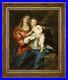 Old-Master-Oil-Painting-Art-Antique-Portrait-Madonna-and-Child-Unframed-30x40-01-igwg