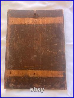 Old greek icon st eleftherios orthodox antique religious