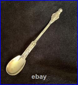 One Gorham Sterling Silver Ice Cream Spoon Apostle Style Virgin Mary 5 1/2 18g